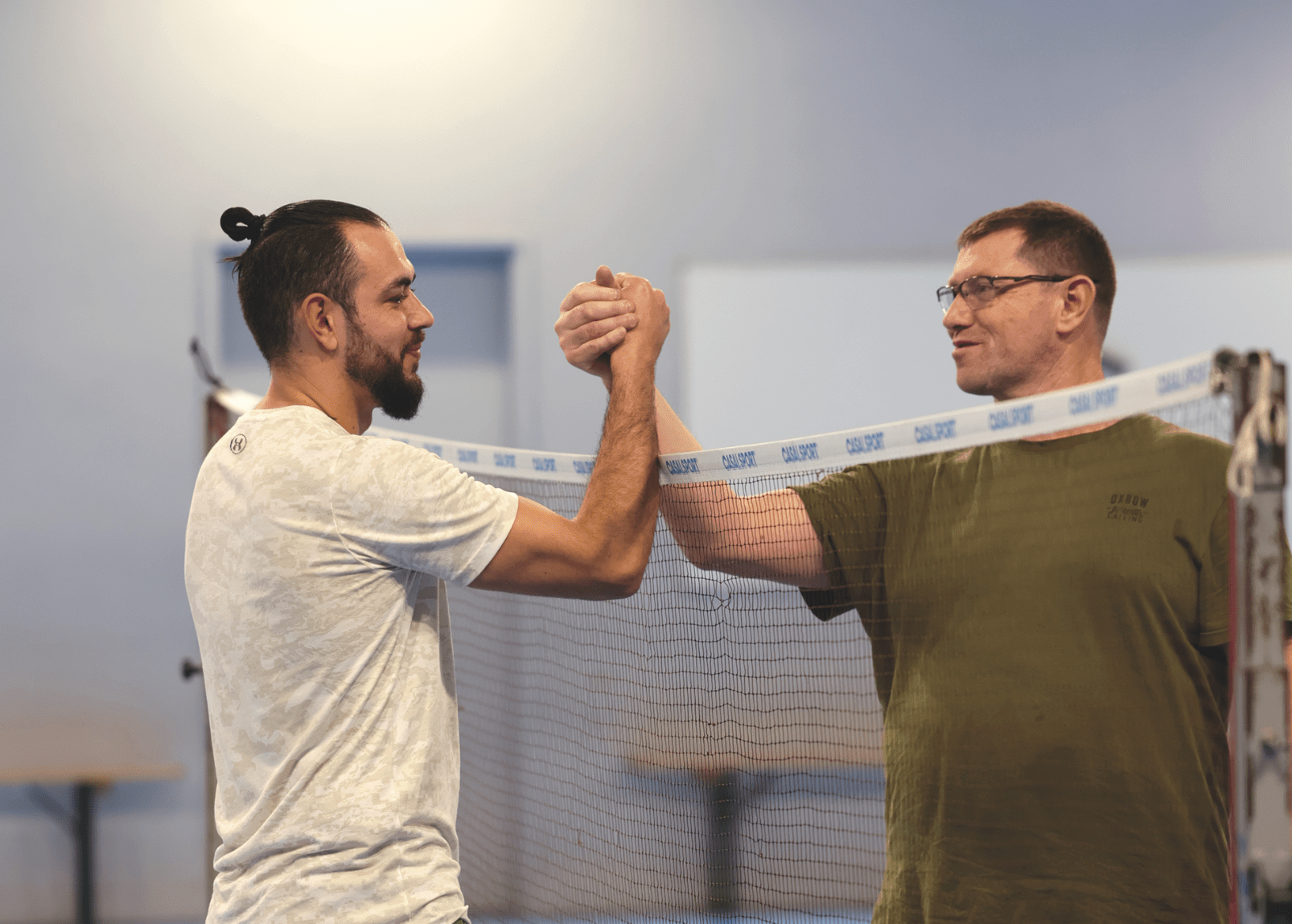 Badminton en pratique libre au Gymnase Dacoury